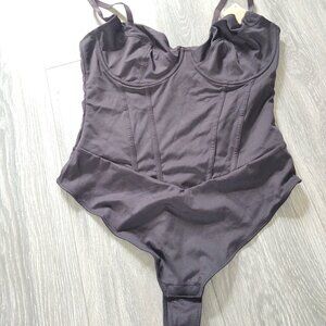 NWT Popilush the Shapear Underwire Thong Bodysuit